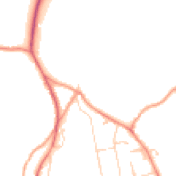 Daytime road noise heatmap for RH17 6PE