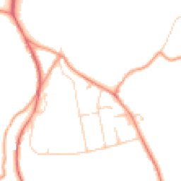 Daytime road noise heatmap for RH17 6PL