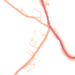Daytime road noise heatmap for RH17 6RU