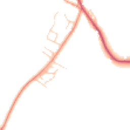 Daytime road noise heatmap for RH17 6SD