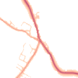 Daytime road noise heatmap for RH17 6TA