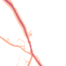 Daytime road noise heatmap for RH17 6TE