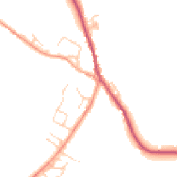 Daytime road noise heatmap for RH17 6TT