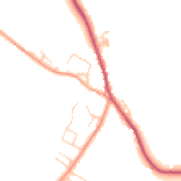 Daytime road noise heatmap for RH17 6UA