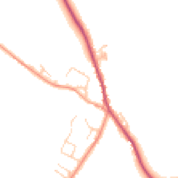 Daytime road noise heatmap for RH17 6UE