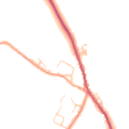 Daytime road noise heatmap for RH17 6UF