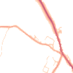 Daytime road noise heatmap for RH17 6UQ