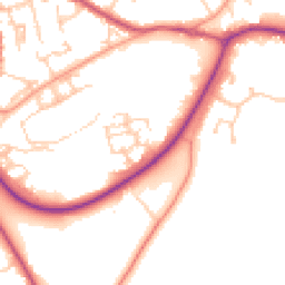Daytime road noise heatmap for RH17 7DL