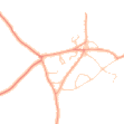 Daytime road noise heatmap for RH17 7EE