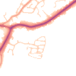 Daytime road noise heatmap for RH17 7FZ