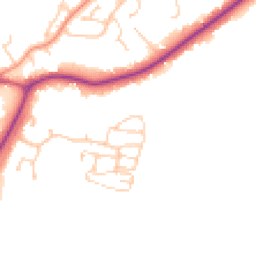 Daytime road noise heatmap for RH17 7GB