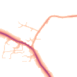 Daytime road noise heatmap for RH17 7NL