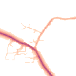 Daytime road noise heatmap for RH17 7NY