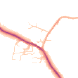 Daytime road noise heatmap for RH17 7PA