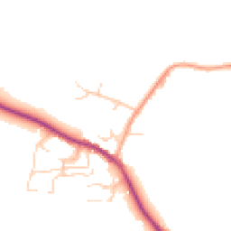 Daytime road noise heatmap for RH17 7PD