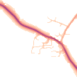 Daytime road noise heatmap for RH17 7PP