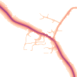 Daytime road noise heatmap for RH17 7PQ