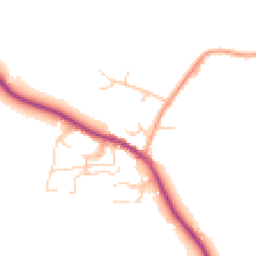 Daytime road noise heatmap for RH17 7PU