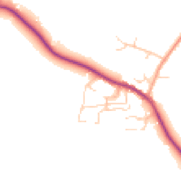 Daytime road noise heatmap for RH17 7PW