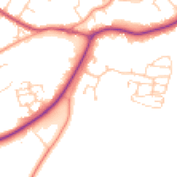 Daytime road noise heatmap for RH17 7SG