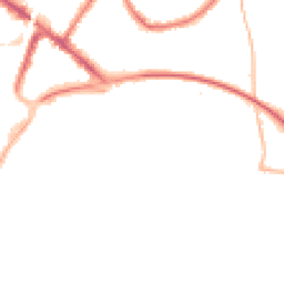 Night-time road noise heatmap for RH19 1AN