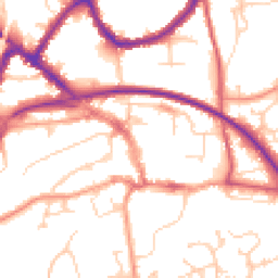 Daytime road noise heatmap for RH19 1AP