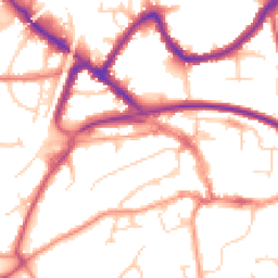 Daytime road noise heatmap for RH19 1BP