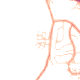 Daytime road noise heatmap for RH19 1RT