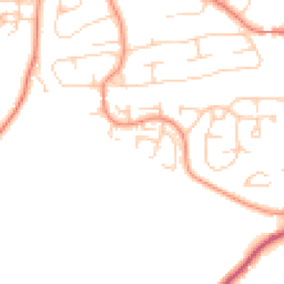 Daytime road noise heatmap for RH19 1SG