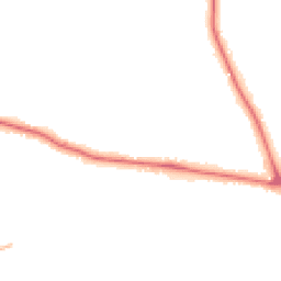 Night-time road noise heatmap for RH19 2ET