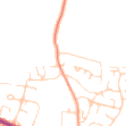Daytime road noise heatmap for RH19 2HD