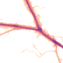 Daytime road noise heatmap for RH19 2LJ