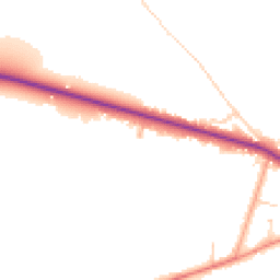 Daytime road noise heatmap for RH19 2NN