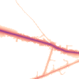 Daytime road noise heatmap for RH19 2PG