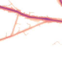 Daytime road noise heatmap for RH19 2PW