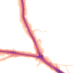 Daytime road noise heatmap for RH19 2QN