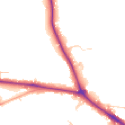 Daytime road noise heatmap for RH19 2QU