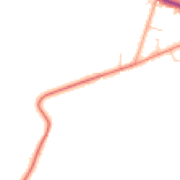 Daytime road noise heatmap for RH19 2SJ