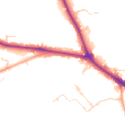 Daytime road noise heatmap for RH19 2SX