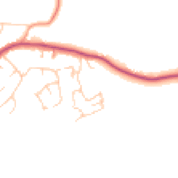 Daytime road noise heatmap for RH19 3AQ