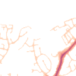 Daytime road noise heatmap for RH19 3DW