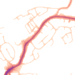 Daytime road noise heatmap for RH19 3FD