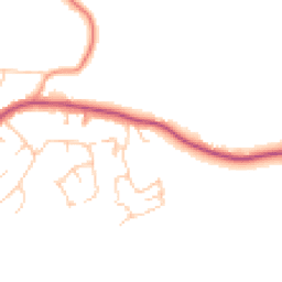 Daytime road noise heatmap for RH19 3FR