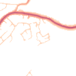 Daytime road noise heatmap for RH19 3GJ