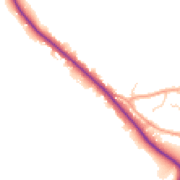 Daytime road noise heatmap for RH19 3GU