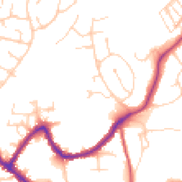 Daytime road noise heatmap for RH19 3HH