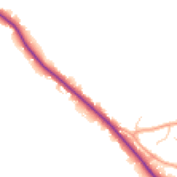 Daytime road noise heatmap for RH19 3SZ