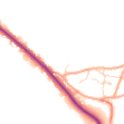 Daytime road noise heatmap for RH19 3TN