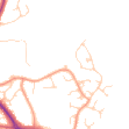 Daytime road noise heatmap for RH19 3UW