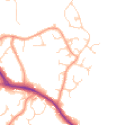 Daytime road noise heatmap for RH19 3XZ